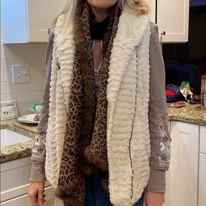 Patagonia cream colored vest very warm!